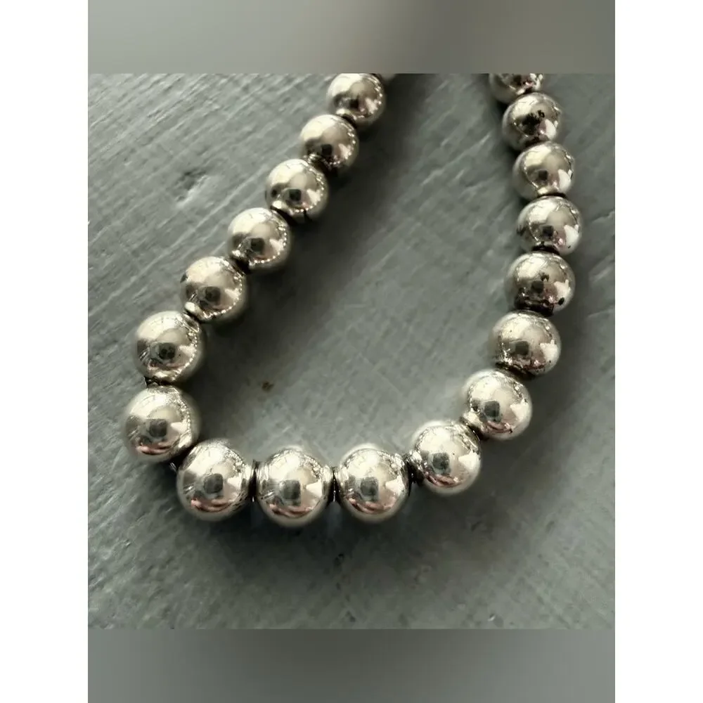 925 Sterling Silver Ball Beads Bracelet